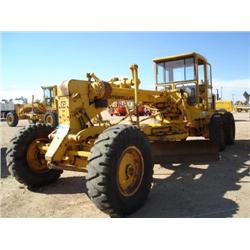 CATERPILLAR 12F MOTOR GRADER s/n 13K01272: