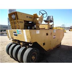BROS SP3000 9-WHEEL PNEUMATIC ROLLER s/n 8900: