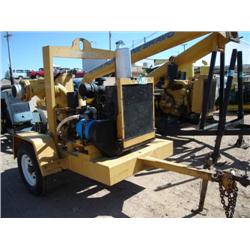 MYERS- SETH HV100DP 6in. PORTABLE TRASH PUMP s/n MSP-J1-1349: