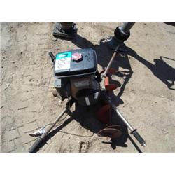 GAS POWERED POST HOLE AUGER