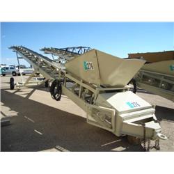 PORTEC 24in. X 50ft. CHANNEL RADIAL STACKER s/n 8241-2-2450-97: