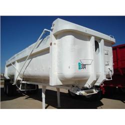 CLEMENTS HL3026BT 30ft. T/A FRAMELESS END DUMP TRAILER s/n 387950: