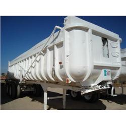 HOBBS G28THM41-18 28ft. T/A FRAMELESS END DUMP TRAILER s/n FHX655903: