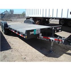 LANDOLL LT1220 12-TON T/A TILT-TOP TRAILER s/n 1LHT12DT121012325: