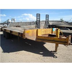 MCT 20 ft T/A EQIPMENT TRAILER s/n N/A