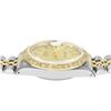 Image 7 : Rolex Mens Two Tone Champagne Index Diamond Datejust Wristwatch With Rolex Box