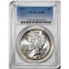 Image 1 : 1927 $1 Peace Silver Dollar Coin PCGS AU58