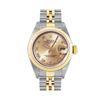 Image 2 : Rolex Ladies Two Tone Champagne Roman Datejust Wristwatch