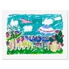 Image 1 : Sally Huss "Umbrella" Limited Edition Serigraph on Paper