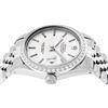 Image 7 : Rolex Mens Stainless Steel Silver Index Diamond Datejust Wristwatch