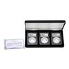 Image 3 : 2020 China 10 Yuan Silver Panda (3) Coin Set PCGS MS70 Shenzhen Mint w/COA