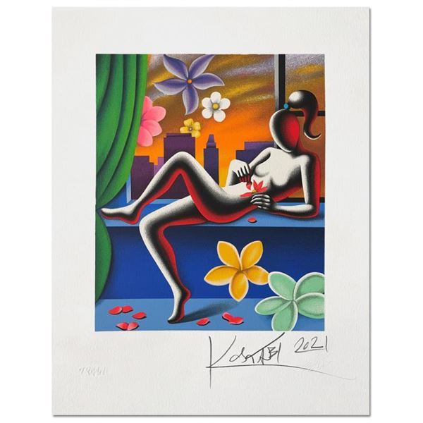 Mark Kostabi "The Enigma of love" Limited Edition Serigraph on Paper