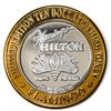 Image 4 : .999 Silver Flamingo Hilton Reno, Nevada $10 Casino Limited Edition Gaming Token