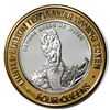 Image 1 : .999 Silver Four Queens Casino Hotel Las Vegas $10 Limited Edition Gaming Token