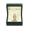 Image 9 : Rolex Mens Two Tone Champagne Index Diamond Datejust Wristwatch With Rolex Box