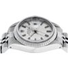 Image 4 : Rolex Ladies Stainless Steel Silver Index Date Wristwatch