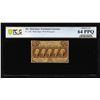Image 1 : 1862 First Issue 25 Cents Fractional Currency Note Fr.1281 PCGS Choice Unc 64PPQ