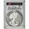 Image 1 : 2021-S Type 2 $1 American Silver Eagle Coin PCGS PR70DCAM Emily Damstra Signature FS