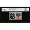 Image 1 : 1874 Fifth Issue Twenty-Five Cents Fractional Currency Note Fr.1308 PCGS About Unc 55