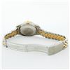 Image 9 : Rolex Mens Two Tone Sapphire and Diamond Datejust Wristwatch