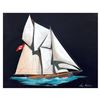 Image 1 : Alex Blokhin "Canadian Yacht Schooner" Original Oil on Canvas