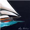 Image 2 : Alex Blokhin "Canadian Yacht Schooner" Original Oil on Canvas