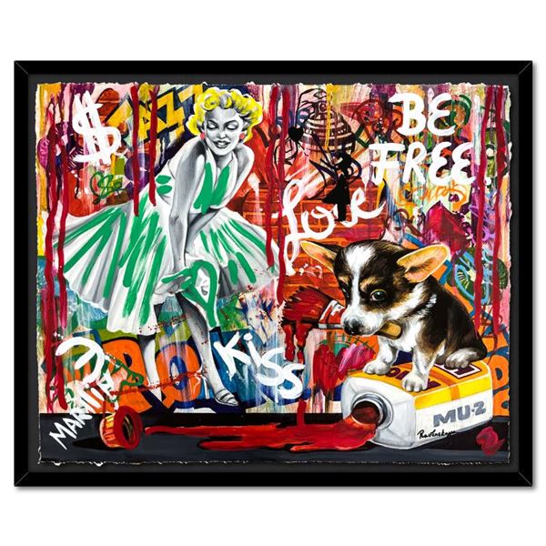 Nastya Rovenskaya "Joy" Original Mixed Media on Paper