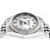 Image 9 : Rolex Ladies Stainless Steel Diamond Datejust Wristwatch