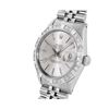 Image 3 : Rolex Mens Stainless Steel Silver Index Diamond Datejust Wristwatch With Rolex Box