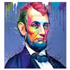 Image 1 : Alexander Ishchenko "Honest Abe" Original Acrylic on Canvas