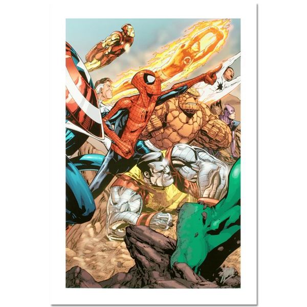 Stan Lee "Spider-Man & The Secret Wars #3" Limited Edition Giclee on Canvas