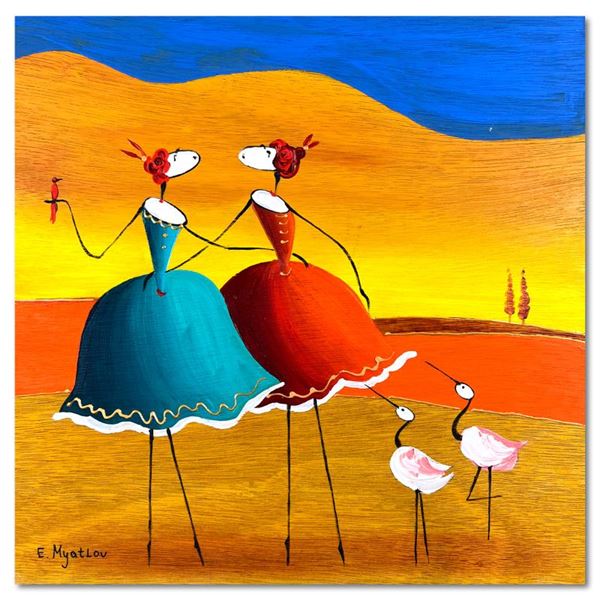 Ester Myatlov Original Oil on Board