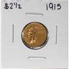 1915 $2 1/2 Indian Head Quarter Eagle Gold Coin