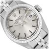 Image 1 : Rolex Ladies Stainless Steel Silver Index Date Wristwatch With Rolex Box