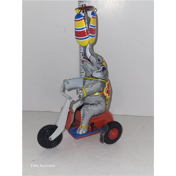 Vintage Mechanical Elephant Tin Toy