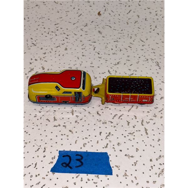 Technofix Tin Litho Wind Up Coal Mine Train and Track Configuration