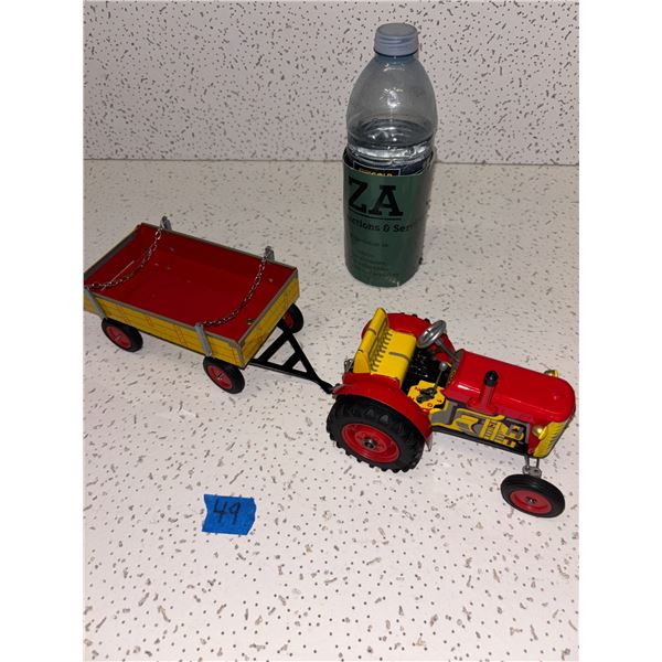 Vintage Kovap Tin Litho wind up tractor