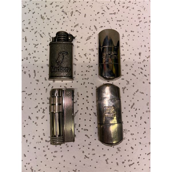 Four Vintage Collectors lighters
