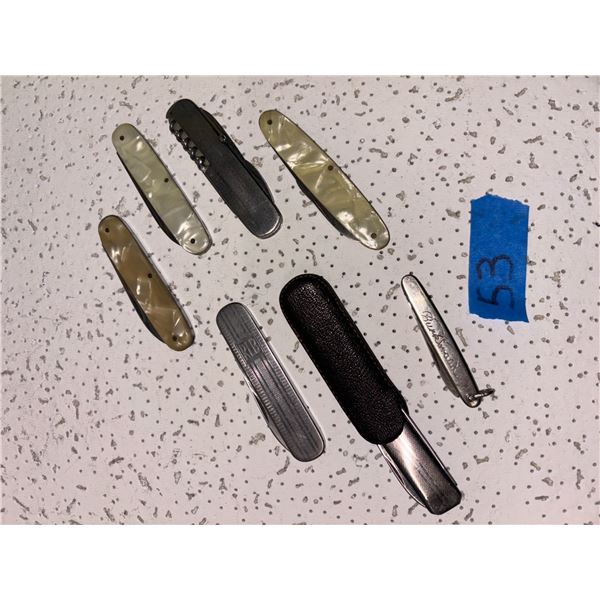 Collection of 7 Vintage Pocket Knives