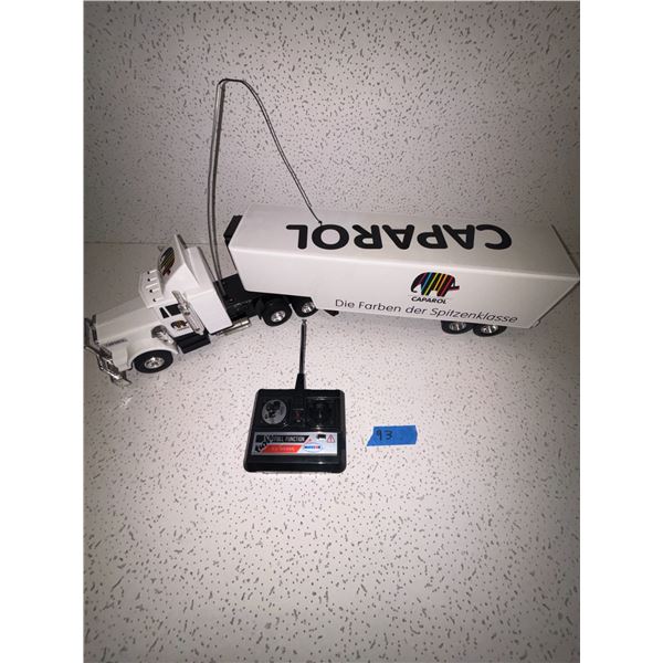 Rare Caparol Radio Control Semi Truck , Not used