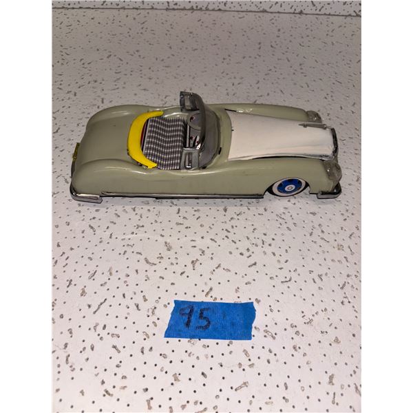 Vintage Lucky Brand Tin Litho Friction Car