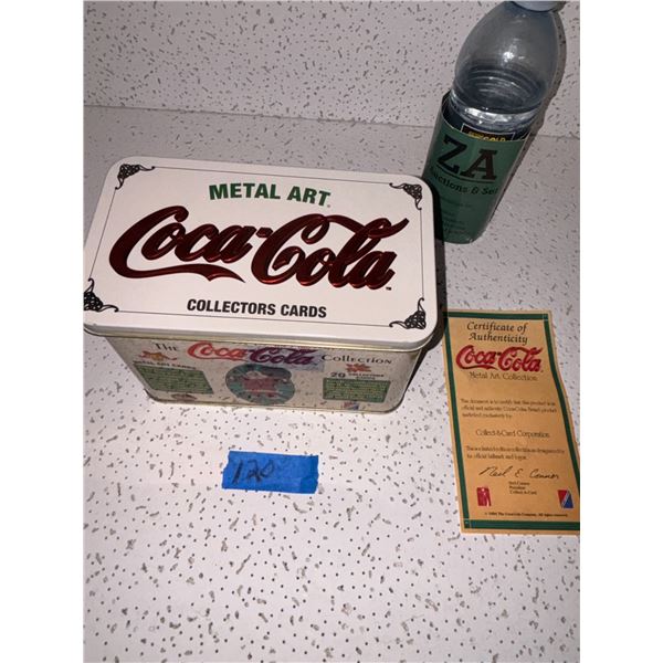 Vintage 1994 CocaCola Metal Art Collection