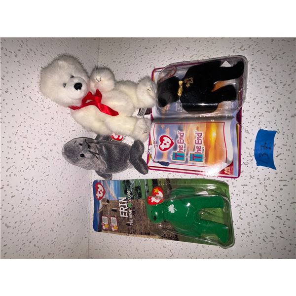 Vintage Beenie Babies and more , Slippery the seal etc..