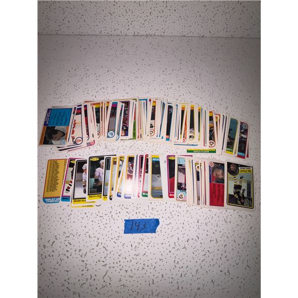 collection 1980s hocky cards