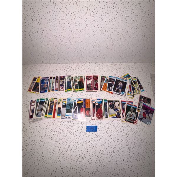 collection 1980s hocky cards