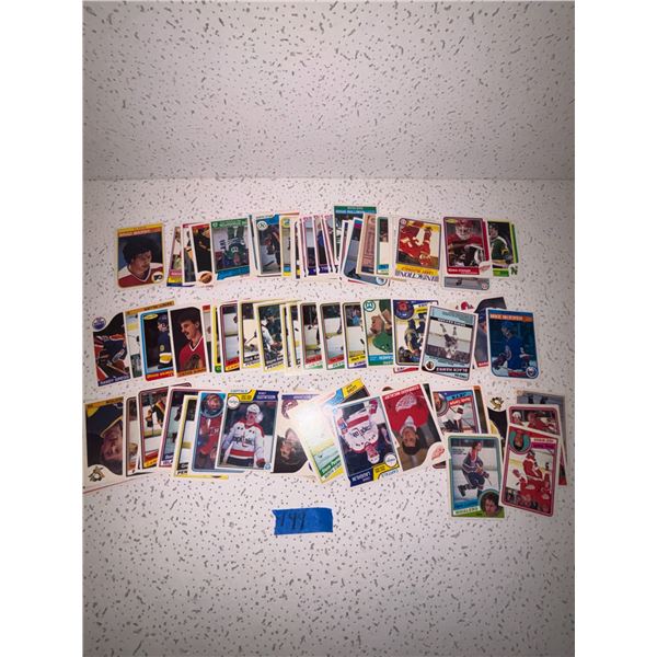 collection 1980s hocky cards