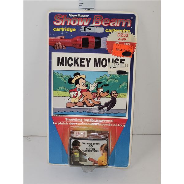 Vintage (sealed) 1989 View-Master Show Beam Cartridge Mickey Mouse