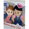 Image 3 : Vintage 2000 Irwin Chicken Soup Plush Friends Dollset & Mini Book (New in Box)