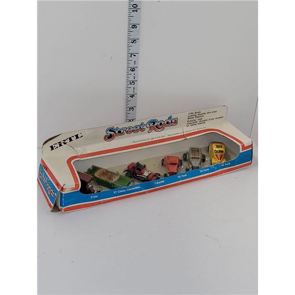 Vintage (sealed) ERTL Street Rods 6-pack Scale 1:64 Metal Replica