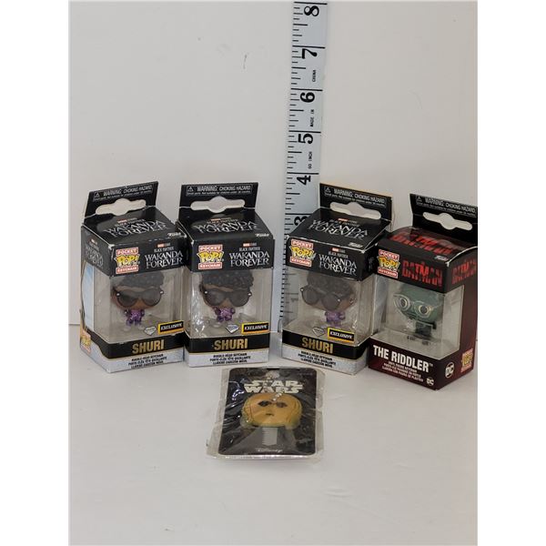 New 5 Popup Keychains & Star Wars